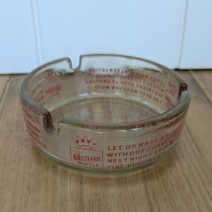 Vintage Glass Ashtray from Best Western Motels - 1960's